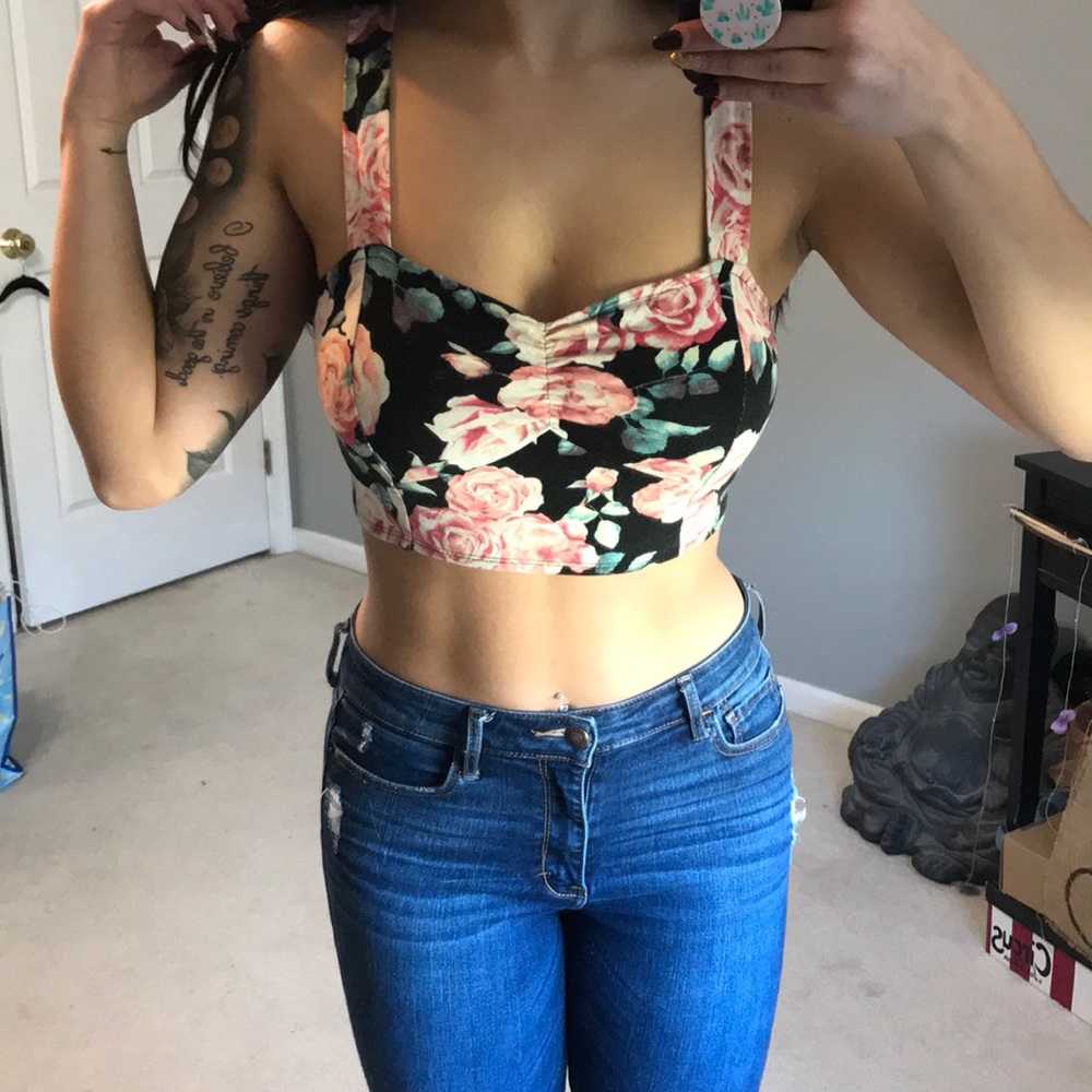 Rose Bralette/Crop Top